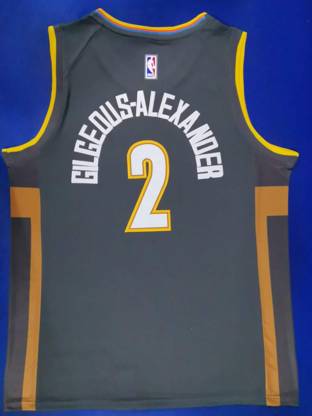 2020 Men Oklahoma City Thunder 2 Eilgeous Alexander black City Edition limited NBA Nike jersey